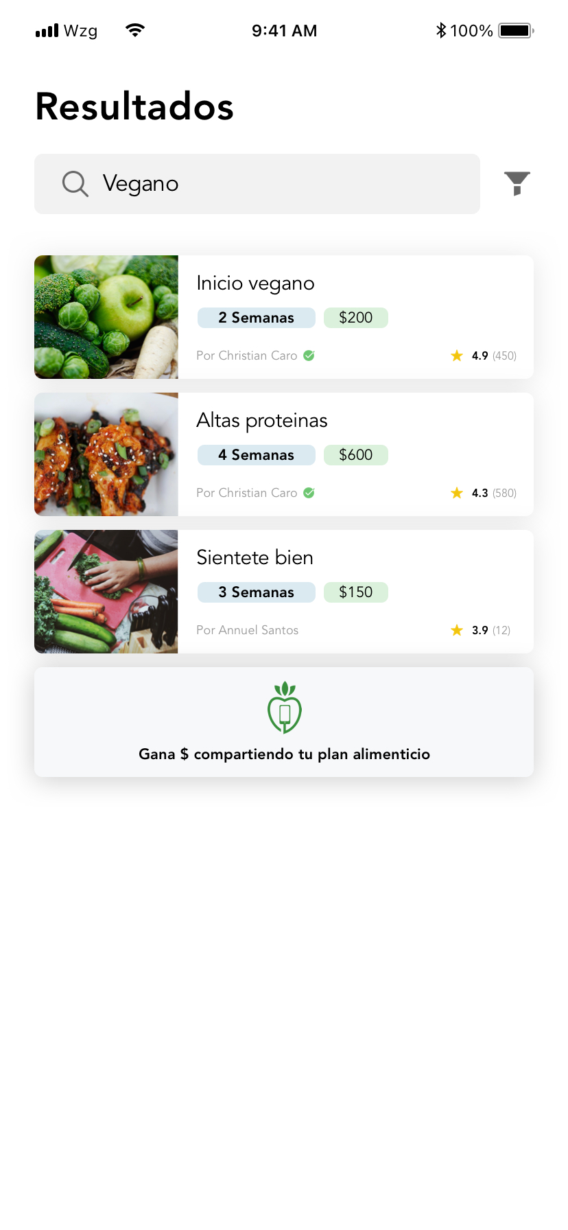 TechFood - Plataforma para Expertos en Nutrición - Vista 5
